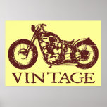 Vintage Triumph Poster