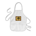 Vintage Tropical Palm Tree Apron