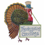 Vintage Turkey Thanksgiving Greetings Ornament photo sculptures