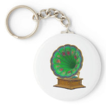 vintage turntable keychains