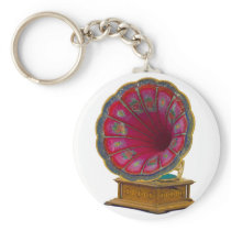 vintage turntable keychains