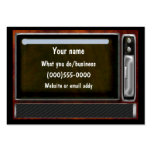 vintage tv business cards