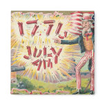 Vintage Uncle Sam 1776 magnets