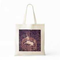 Vintage Unicorn In Captivity Tapestry Bag