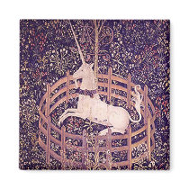Vintage Unicorn In Captivity Tapestry