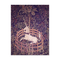 Vintage Unicorn In Captivity Tapestry