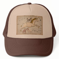 Vintage Unicorn Star Constellation  Map Trucker Hat