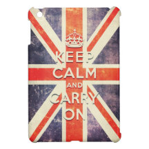 Vintage Union Jack flag keep calm and carry on Case For The iPad Mini