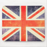 Vintage Union Jack flag Mouse Pads