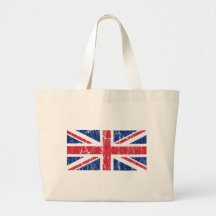 Vintage Union Jack Tote Bag