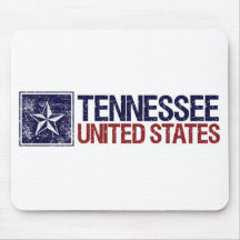 Vintage United States with Star – Tennessee Mouse Pads
