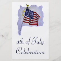 Vintage US Flag Custom Flyer