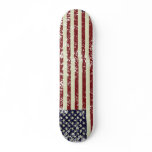 Vintage US Flag Skateboard