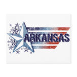 Vintage USA Flag with Star – Arkansas Postcard