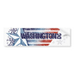 Vintage USA Flag with Star – Washington D.C. Bumper Stickers