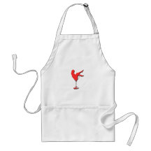 Vintage Vagas Martini Girl Aprons