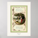 Vintage Valentine Card ~ 1840 posters