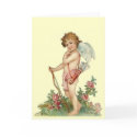 Vintage Valentine Cupid Card