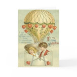 Vintage Valentine Hot Air Balloon cards