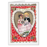 Vintage Valentine Picture Greeting Card