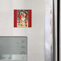 Vintage Valentine’s Day Fridge Magnets