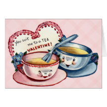 Vintage Valentine's Day Card for Kids