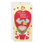 Vintage Valentines Day Card photo cards