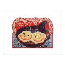 vintage Valentine's Day card postcard