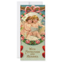 Vintage - Valentines Day  - Cherubs rack cards