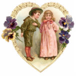 Vintage Valentines Ornament Card and Gift photo sculptures