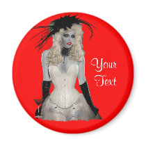 Vintage Vampire Magnet