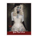 Vintage Vampire Post Card postcards