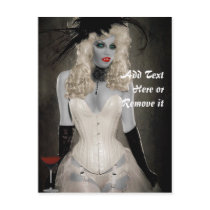 Vintage Vampire Post Card