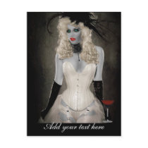 Vintage Vampire Post Card