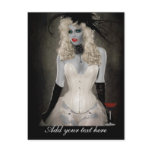 Vintage Vampire Post Card postcards