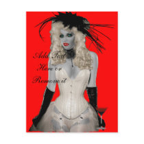 Vintage Vampire Post Card