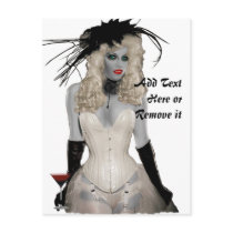 Vintage Vampire Post Card
