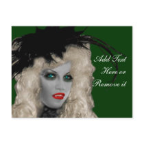 Vintage Vampire Post Card