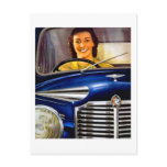 Vintage Vauxhall Motors Advertisement postcards