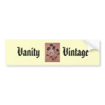 Vintage Velvet Poppies bumper stickers