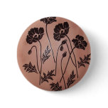 Vintage Velvet Poppies buttons