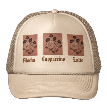 Vintage Velvet Poppies Trucker Hat