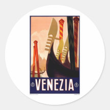 Vintage Venezia Stickers