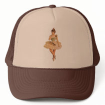 Vintage Victorian Ballerina Trucker Hat