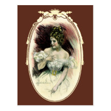 Vintage Victorian Bridal Portrait Postcards