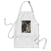Vintage Victorian Bride, Bridal Portrait Aprons