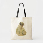 Vintage Victorian Bride in Profile Bridal Portrait Tote Bag