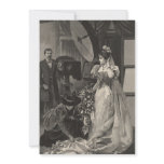 Vintage Victorian Bride with Photographer invitations