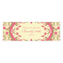 Vintage Victorian Daisy Floral Favour Tags Business Card Templates
