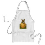 Vintage Victorian Easter Bunnies, Giant Easter Egg Apron
